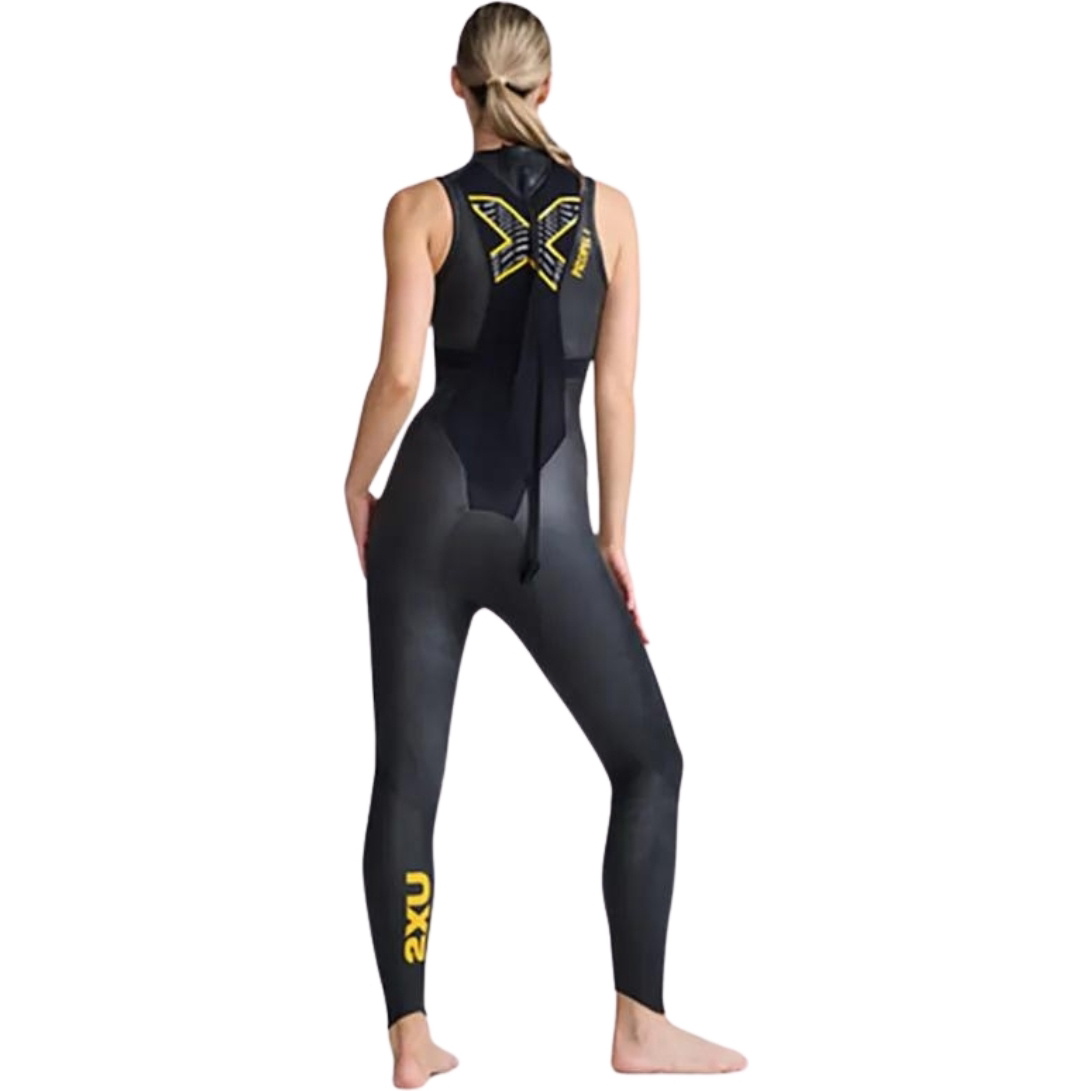 2026 2XU Womens Propel P:1 Ærmeløs Svømmevåddragt WW4995c - Black / Ambition